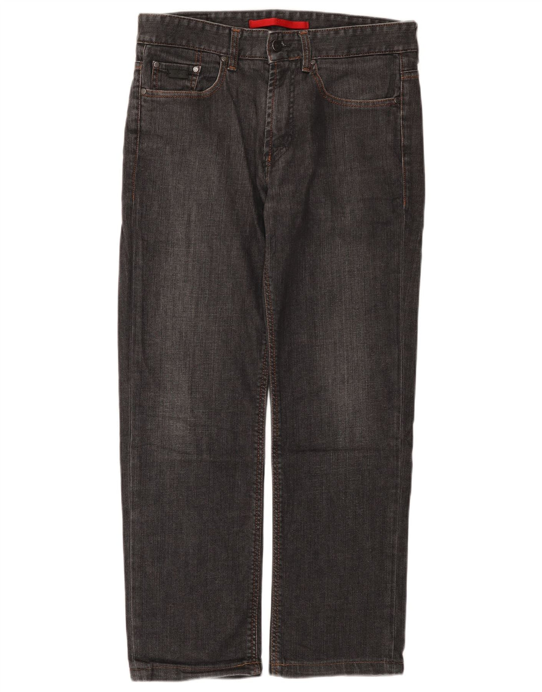 CERRUTI 1881 Damen Straight Jeans W30 L27 Grau