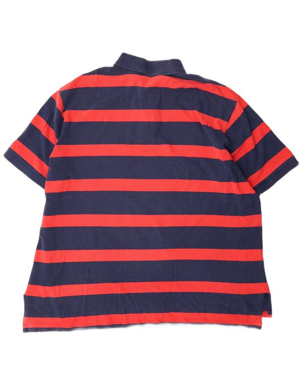 POLO RALPH LAUREN Herren Poloshirt 3XL Marineblau gestreift Baumwolle