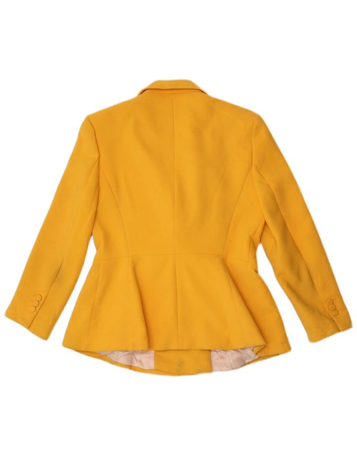 Zweireihiger Blazer für Damen von Zara, Größe 44, Gelb