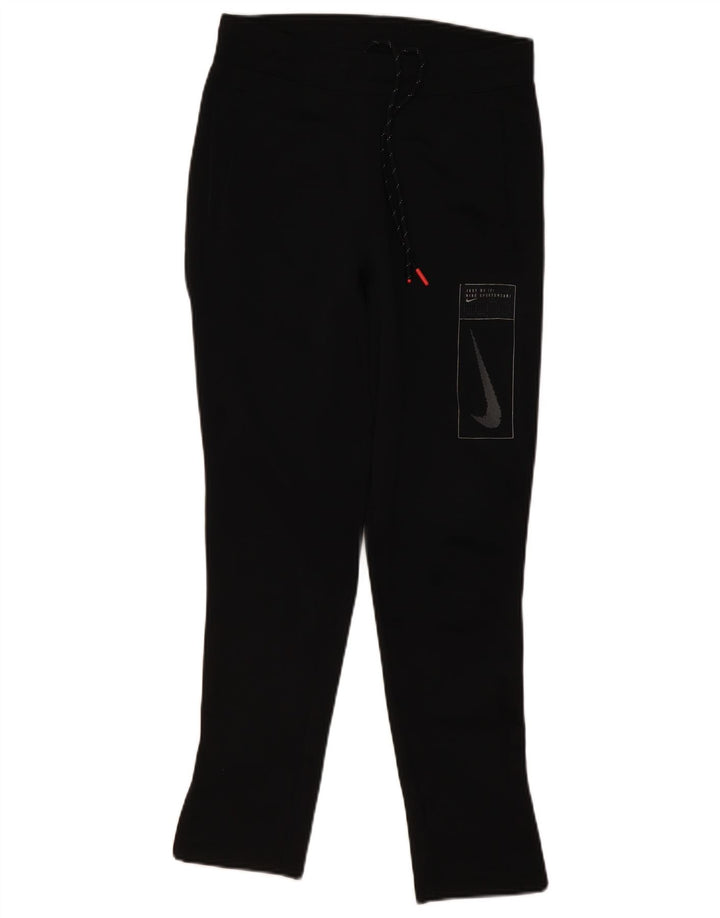 Nike Damen Trainingshose UK 6 XS Schwarz Polyester