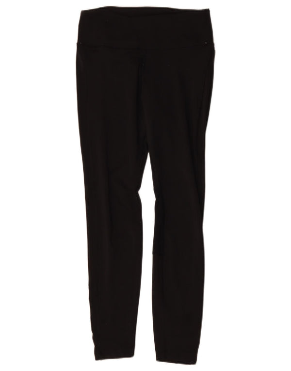 Nike Damen Dri Fit Leggings UK 8 Small Schwarz Polyester