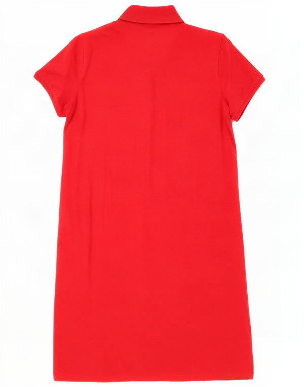 U.S. Polo Assn. Damen Polokleid UK 14 Große rote Baumwolle