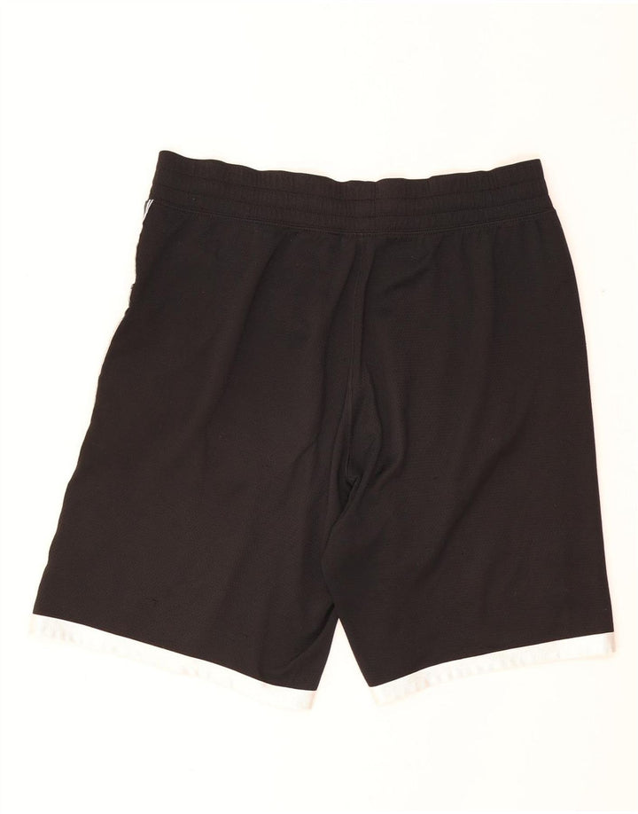 Champion Herren-Sportshorts mit Grafik, groß, schwarzes Farbblock-Polyester