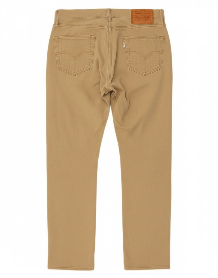 Levi's Herren 511 Slim Freizeithose W30 L30 Beige Baumwolle