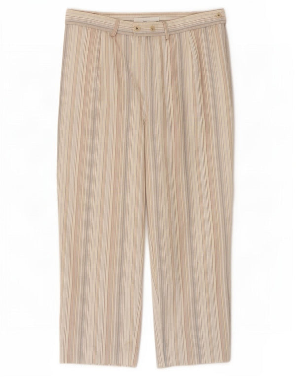Marks & Spencer Damen-Hose, kurz geschnitten, UK 16, Größe L, W34, L23, mehrfarbig