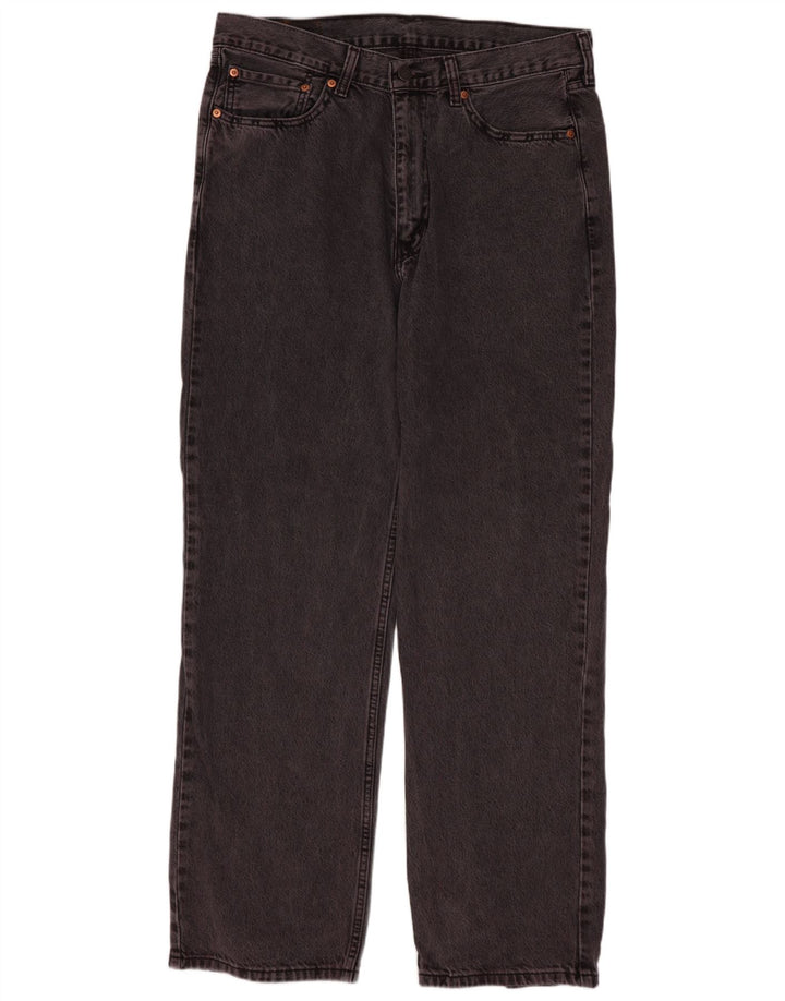Levi's Herren 565 Straight Jeans W33 L32 Lila Baumwolle