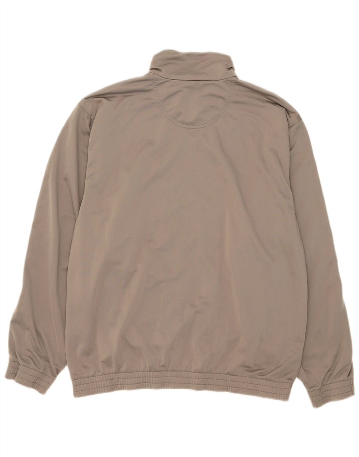 Lotto Herren-Trainingsanzug-Top-Jacke, UK 40/42, großes graues Polyester