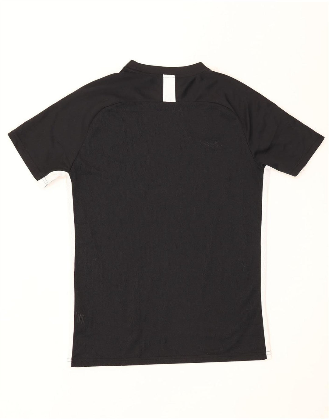 Nike Herren Dri Fit T-Shirt-Oberteil, großes, schwarzes Farbblock-Polyester