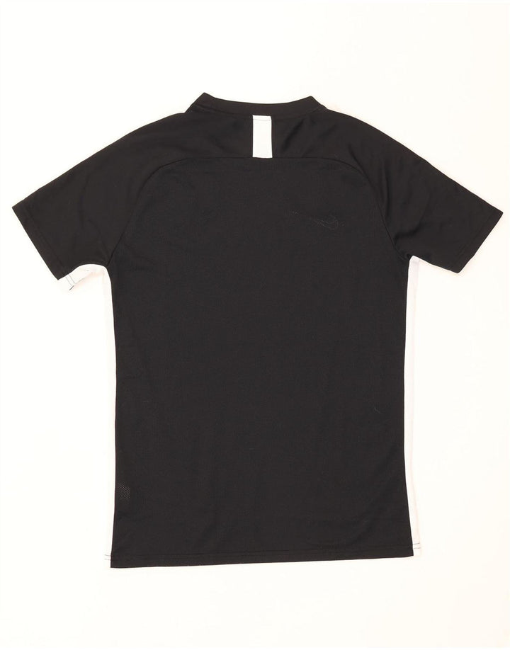 Nike Herren Dri Fit T-Shirt-Oberteil, großes, schwarzes Farbblock-Polyester