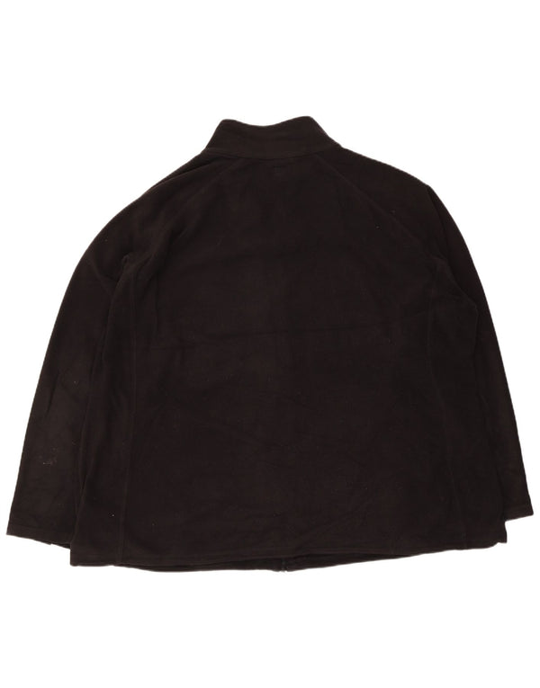 Mountain Warehouse Damen-Fleecejacke, UK 26 5XL, schwarzes Polyester