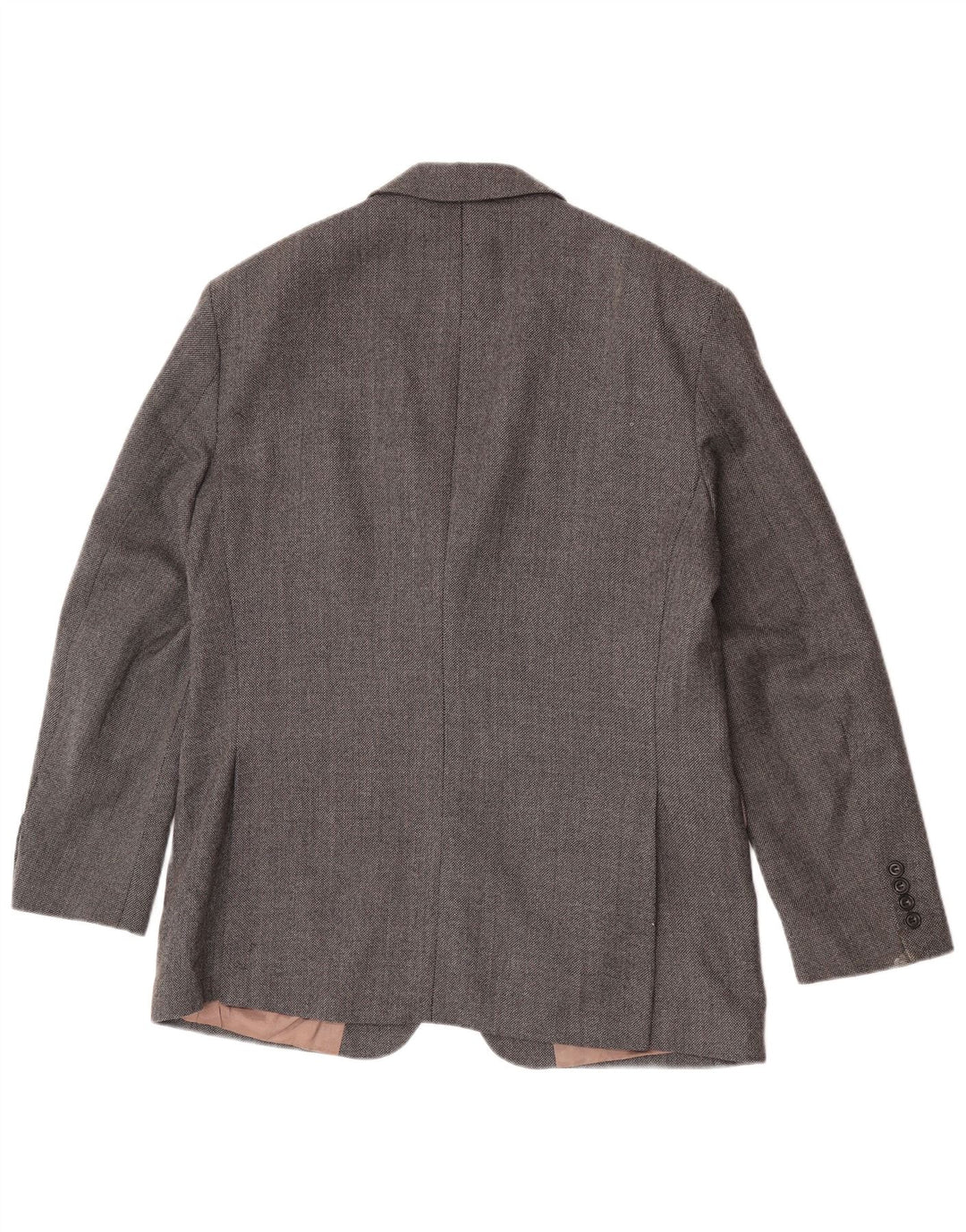 Marks & Spencer Herren-Blazer mit 2 Knöpfen, UK 40, mittelgraue Schurwolle