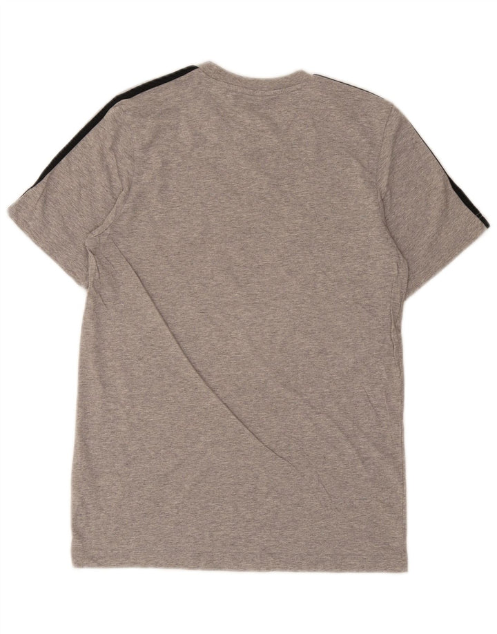 Adidas Herren T-Shirt Top Small Grau Baumwolle