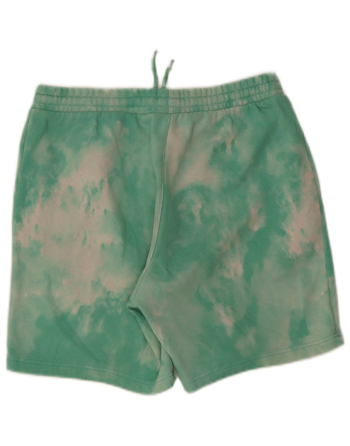 Adidas Herren Sportshorts mittelgrüne Batik-Baumwolle