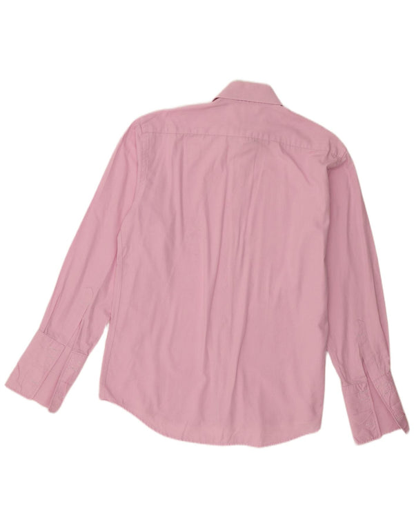 Pierre Cardin Mens Easy Care Formal Shirt Size 39 15 1/2 Medium Pink
