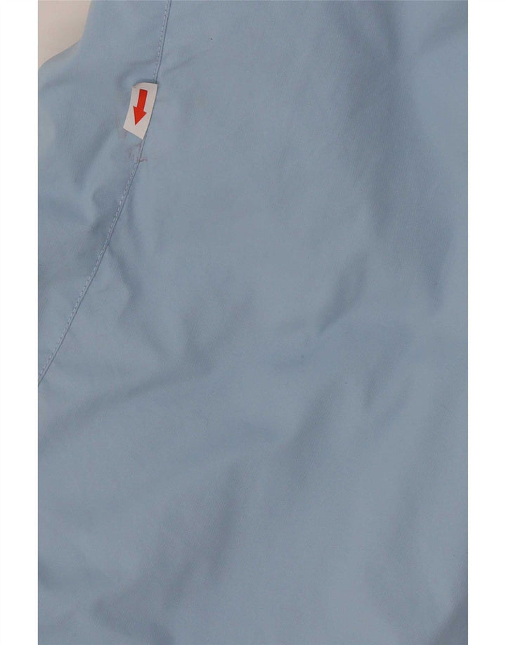 Columbia Damen-Regenjacke mit Kapuze, übergroß, UK 10, klein, Blau, Farbblock