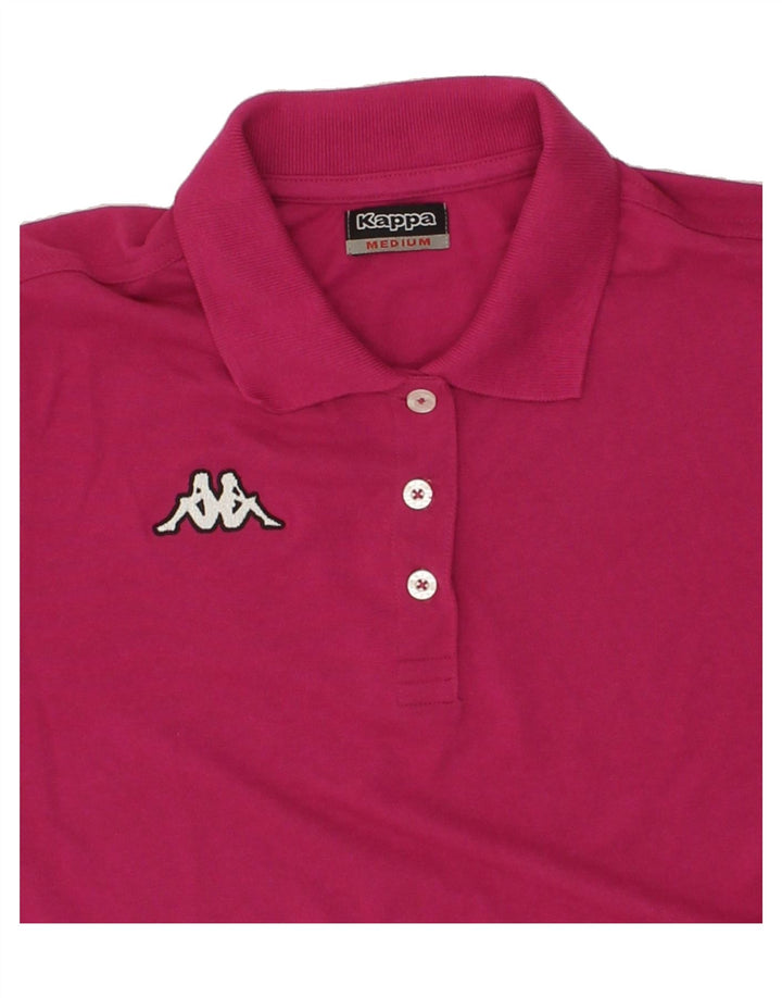 KAPPA Mens Polo Shirt Medium Pink Cotton Vintage Kappa and Second-Hand Kappa from Messina Hembry 