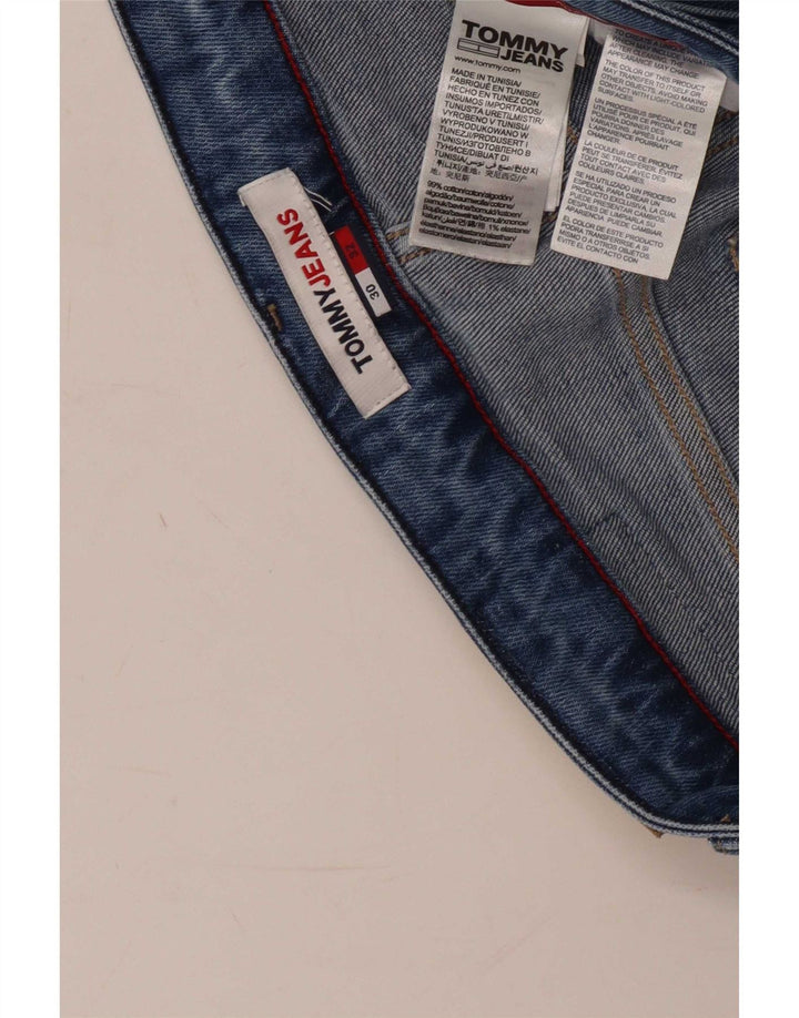 Tommy Hilfiger Herren Slim Jeans W30 L32 Blaue Baumwolle