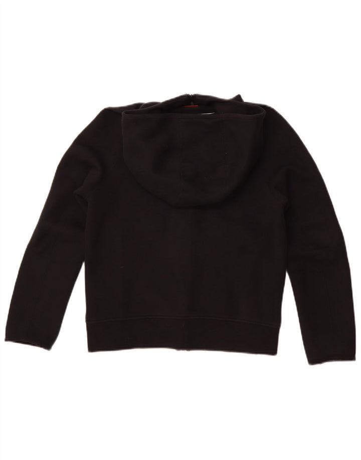 Nike Jungen-Kapuzenpullover mit Reißverschluss, 10–11 Jahre, mittlere schwarze Baumwolle