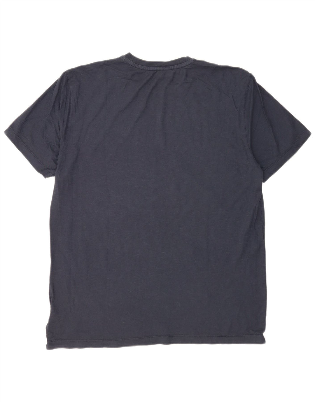 Blauer Herren-T-Shirt mit Grafik, XL, Marineblau, Baumwolle