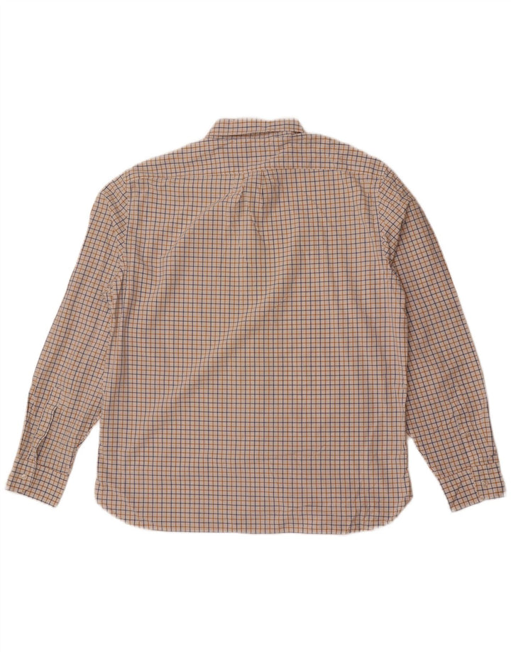 J. Crew Herren-Hemd mit klassischer Passform, XL, weiß kariert, Baumwolle