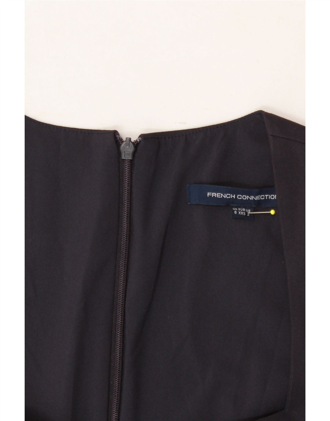 FRENCH CONNECTION Womens Jumpsuit UK 6 XS Navy Blue Cotton Vintage French Connection and Second-Hand French Connection from Messina Hembry 