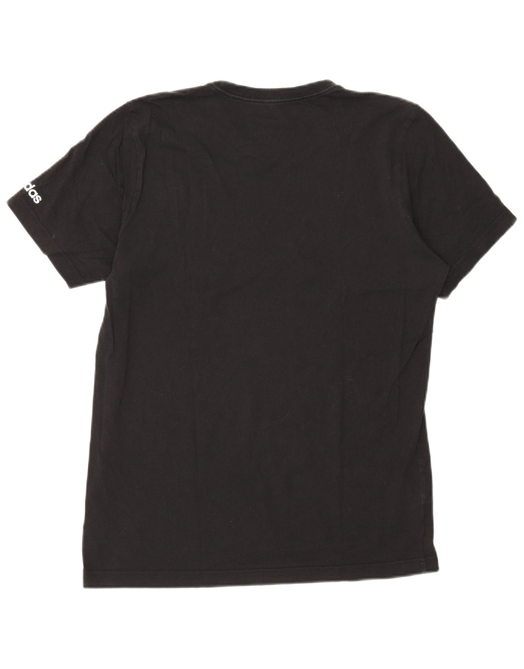 Adidas Herren Grafik T-Shirt Top Medium Schwarz Baumwolle