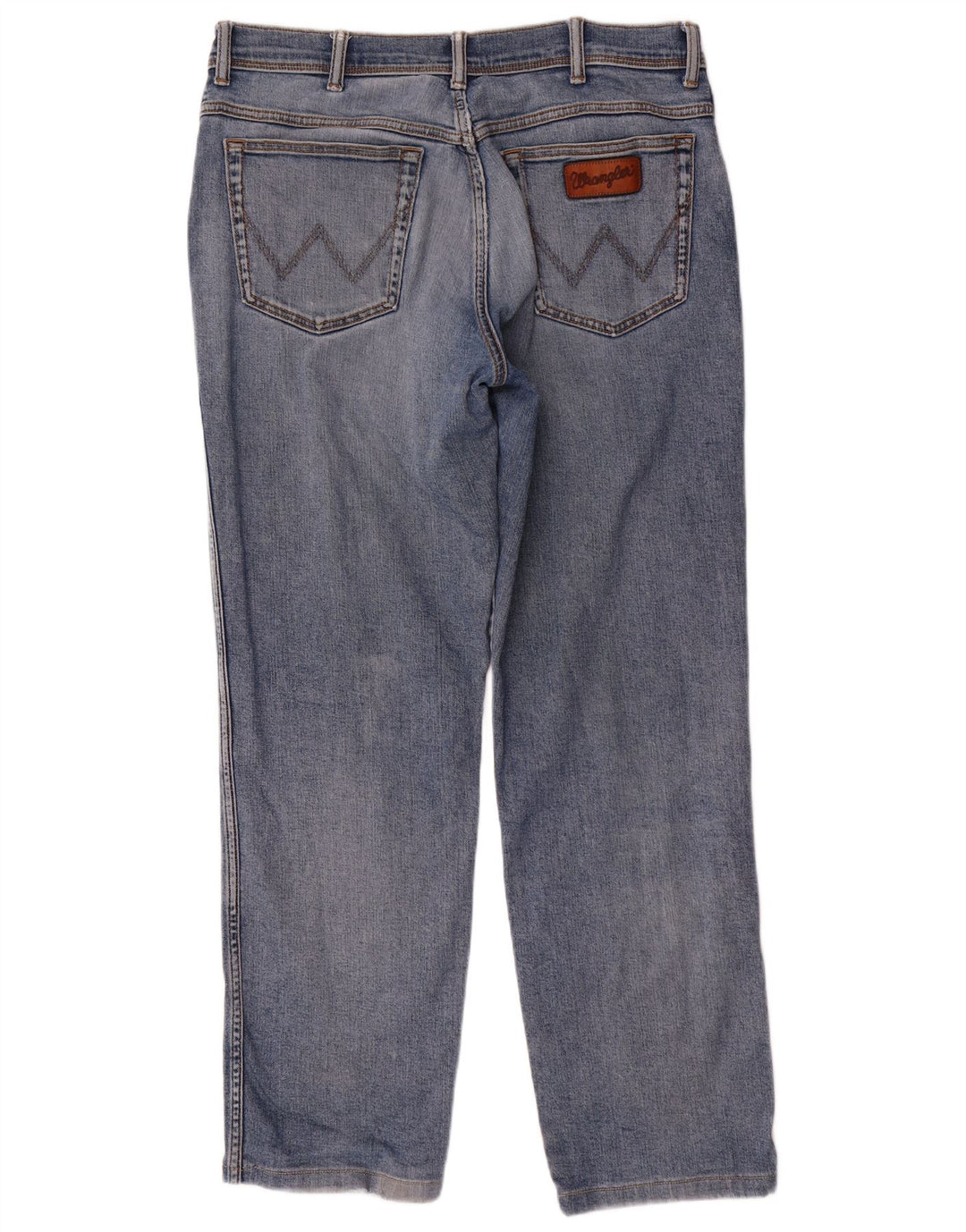Wrangler Herren Straight Jeans W36 L32 Blaue Baumwolle