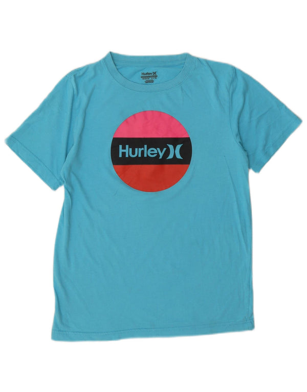 Hurley Grafik-T-Shirt für Jungen, Blau, 12–13 Jahre