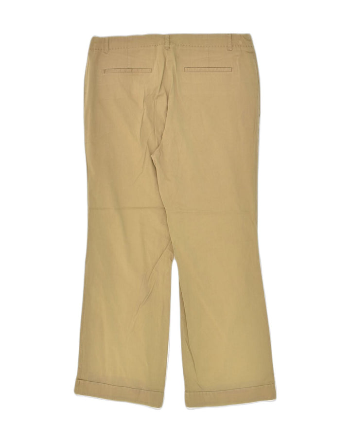 MASSIMO DUTTI Womens Bootcut Chino Trousers EU 42 Large W34 L27  Beige | Vintage Massimo Dutti | Thrift | Second-Hand Massimo Dutti | Used Clothing | Messina Hembry 