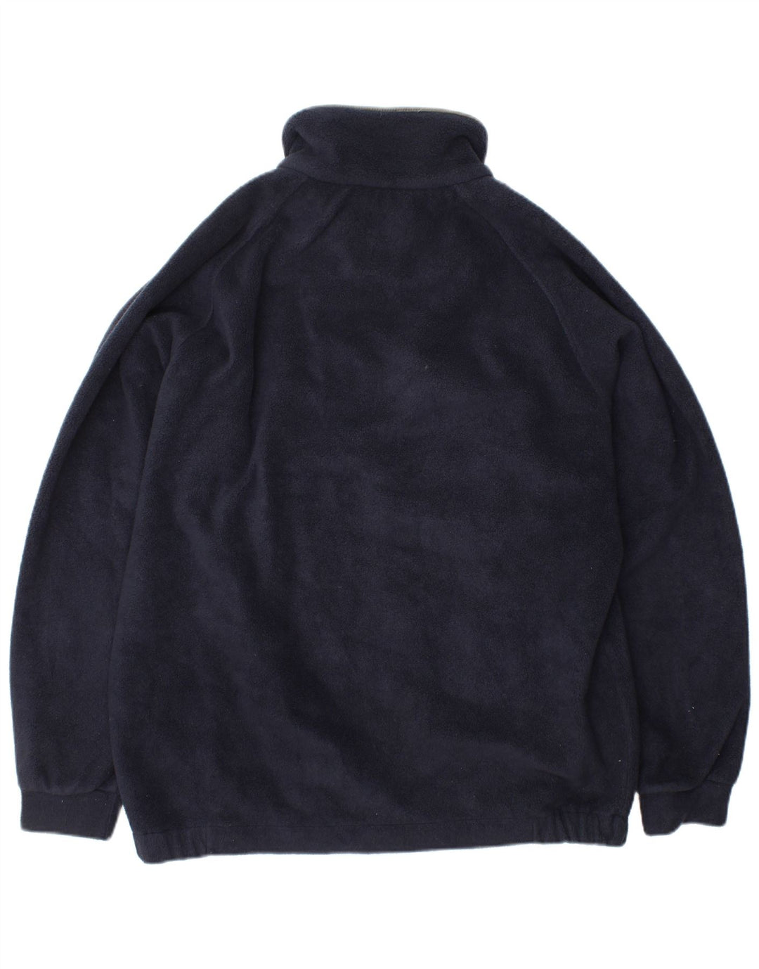 SLAM Herren-Fleecepullover mit Reißverschluss am Hals, Größe S, Marineblau, Polyester