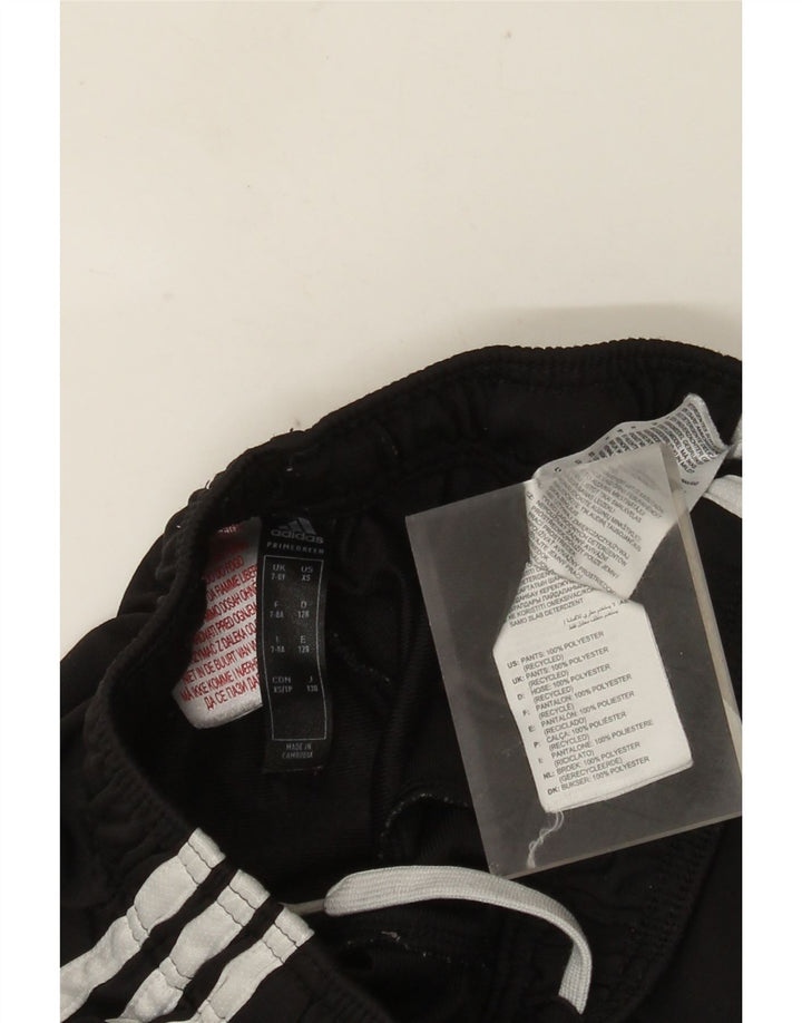 ADIDAS Jungen-Trainingshose, Jogginghose, 7–8 Jahre, schwarzes Polyester