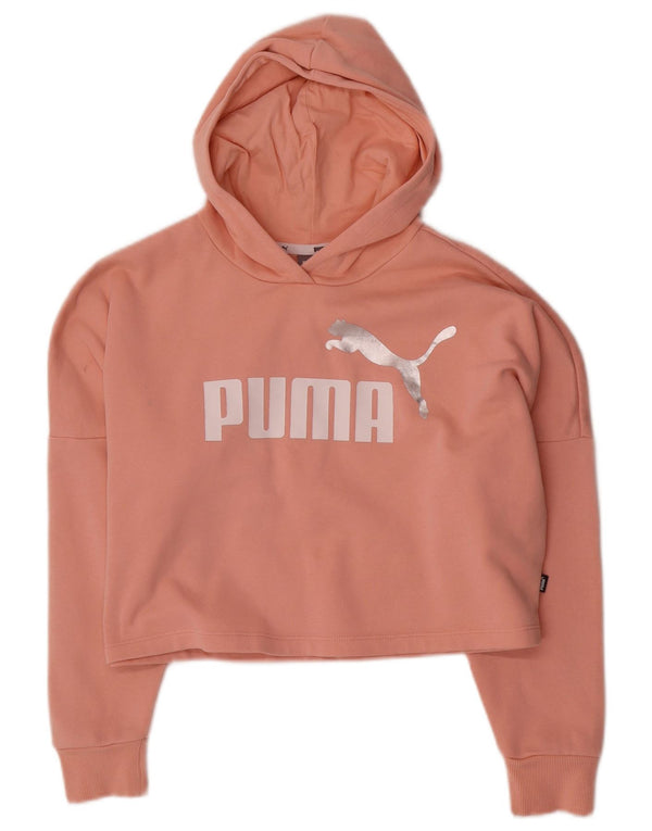 Puma Mädchen Graphic Oversized Hoodie Pullover 11–12 Jahre rosa Baumwolle