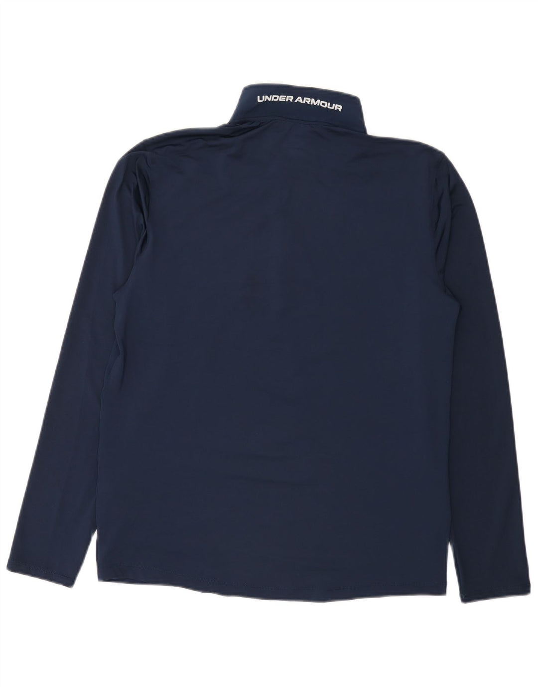 Under Armour Herren-Trainingsanzugoberteil mit grafischem Reißverschluss und Rundhalsausschnitt, Mittelmarineblau
