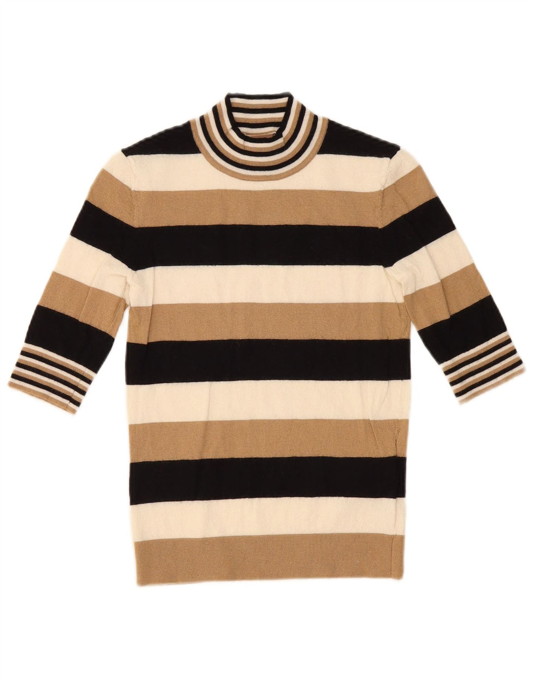 Hugo Boss Damen-Pullover mit Rollkragen, Gr. 10, Größe S, mehrfarbig