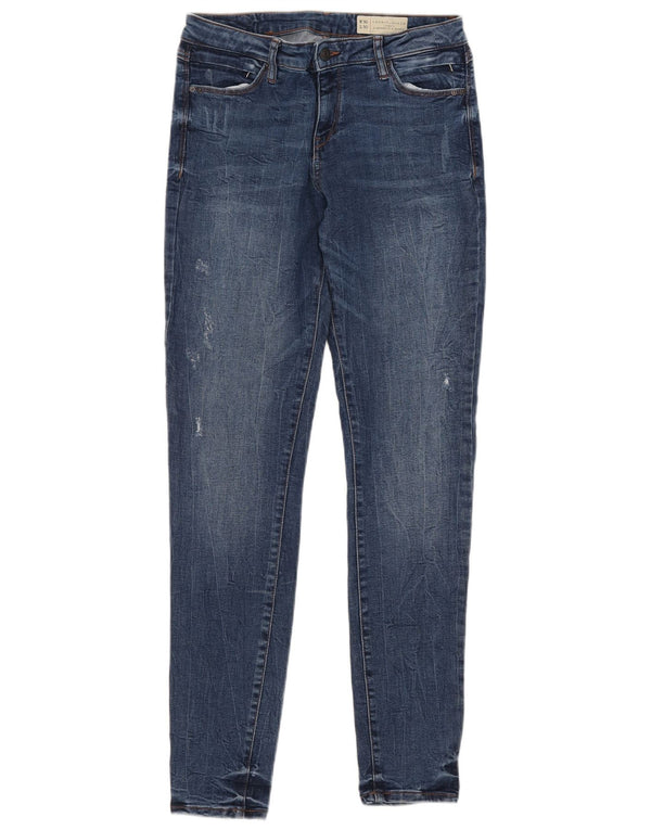 Esprit Damen Skinny Jeans W30 L30 Blaue Baumwolle