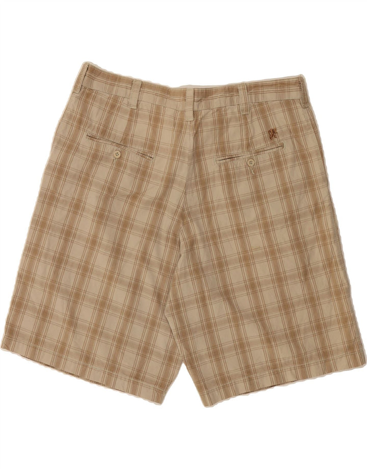 MOSSIMO Mens Chino Shorts W38 XL Beige Check Cotton Vintage Mossimo and Second-Hand Mossimo from Messina Hembry 