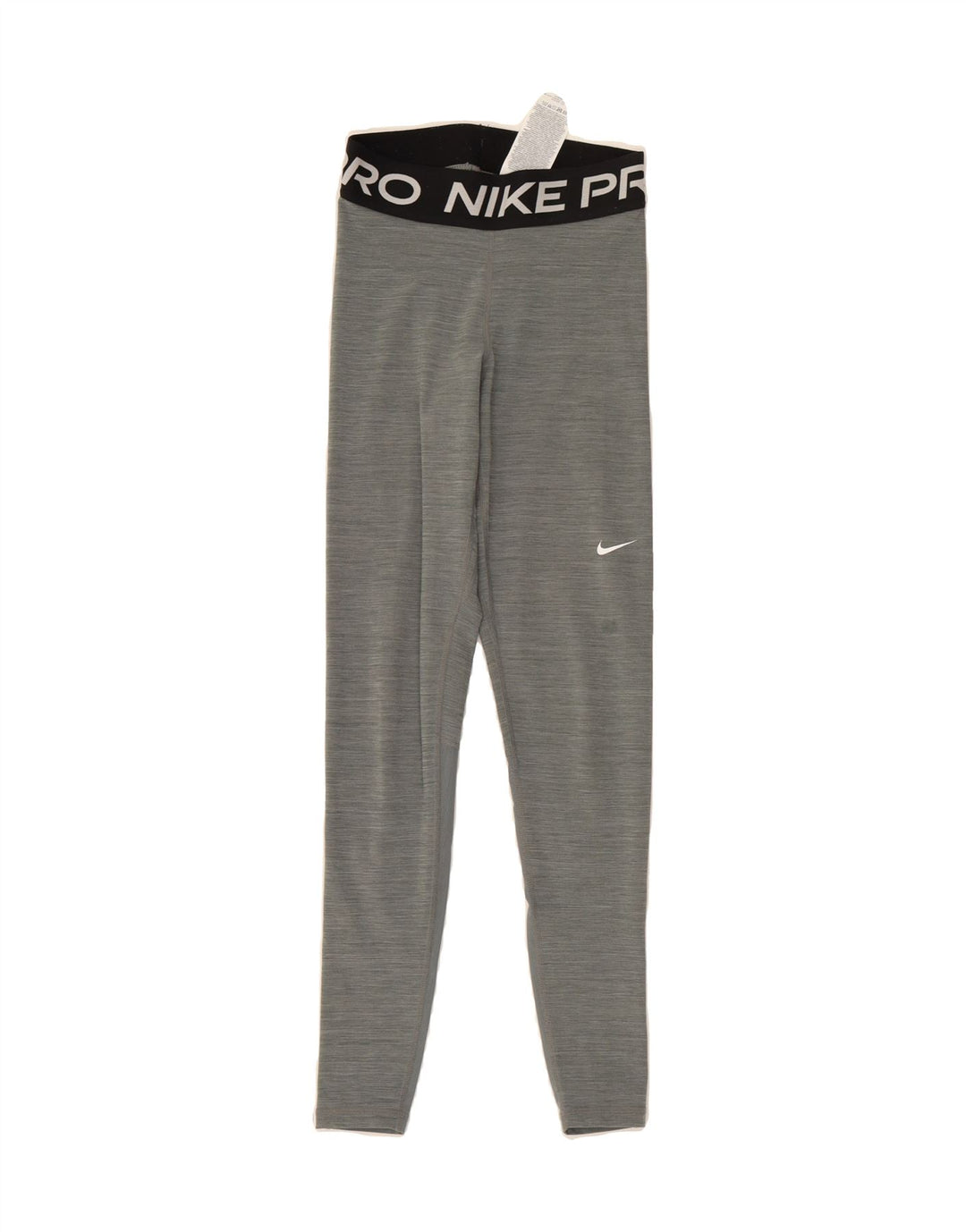 NIKE Womens Graphic Leggings UK 6 XS  Grey Flecked Polyester Vintage Nike and Second-Hand Nike from Messina Hembry 