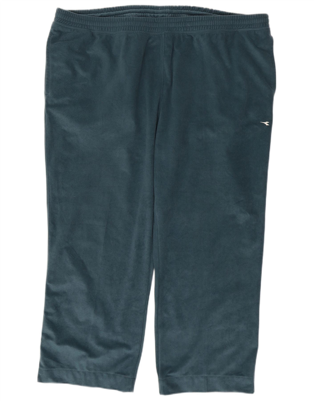 Diadora Herren-Trainingshose aus Velours, 2XL, grünes Polyester