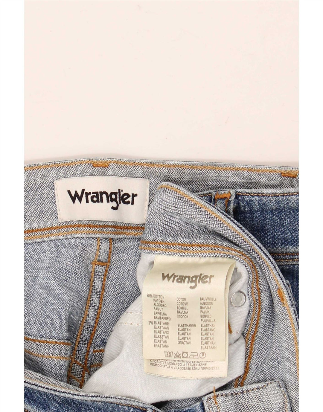 Wrangler Herren Texas Straight Jeans W34 L30 Blaue Baumwolle