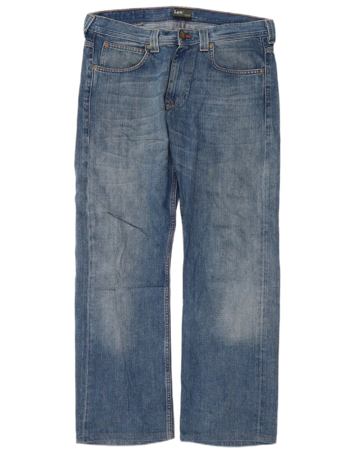 LEE Herren Kent Loose Jeans W32 L32 Blaue Baumwolle