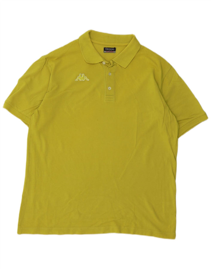 Kappa Herren Poloshirt XL Grüne Baumwolle