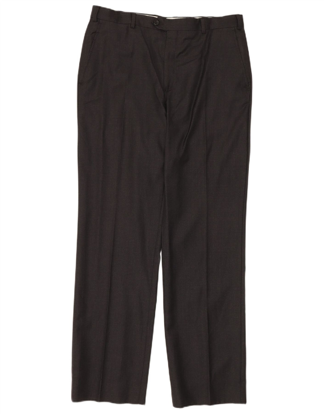 AQUASCUTUM Herren-Anzug mit 2 Knöpfen, 2-teilig, UK 40, Größe L, W34, L32, graue Wolle