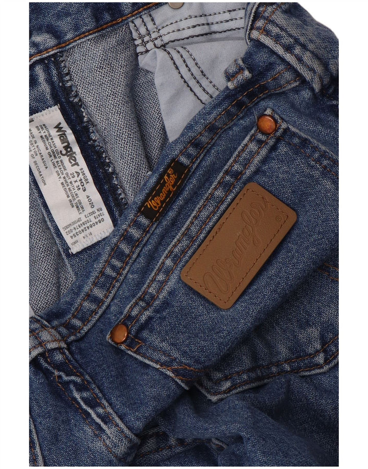 Wrangler Damen Straight Jeans W29 L36 Blaue Baumwolle