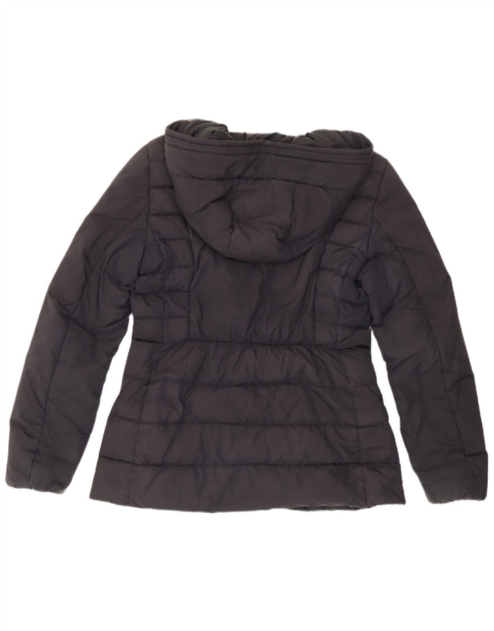 PEUTEREY Wattierte Damenjacke mit Kapuze IT 46 Large Schwarz Polyamid