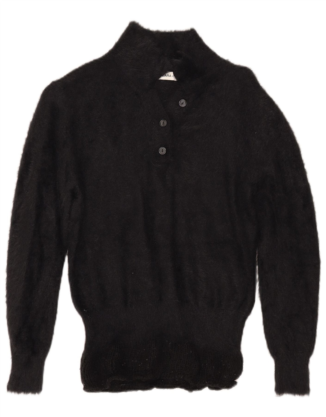 ZARA Damen-Pullover mit Rollkragen, Gr. 14, mittelschwarz