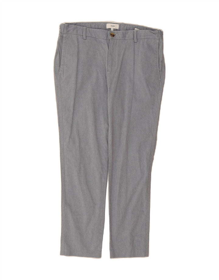 JULES Mens Slim Fit Chino Trousers W34 L27 Blue Vintage Jules and Second-Hand Jules from Messina Hembry 