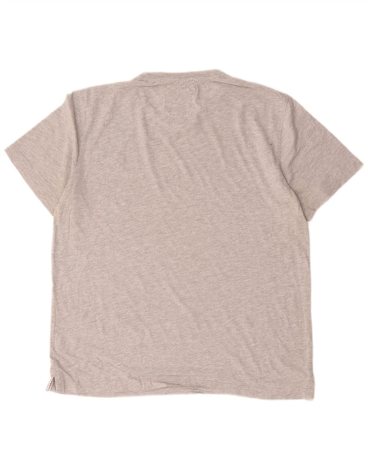 Crew Clothing Herren T-Shirt Top Large Grau Baumwolle