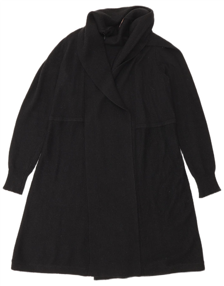 Phase Eight Damen Longline Open Cardigan Pullover UK 12 Medium Schwarz