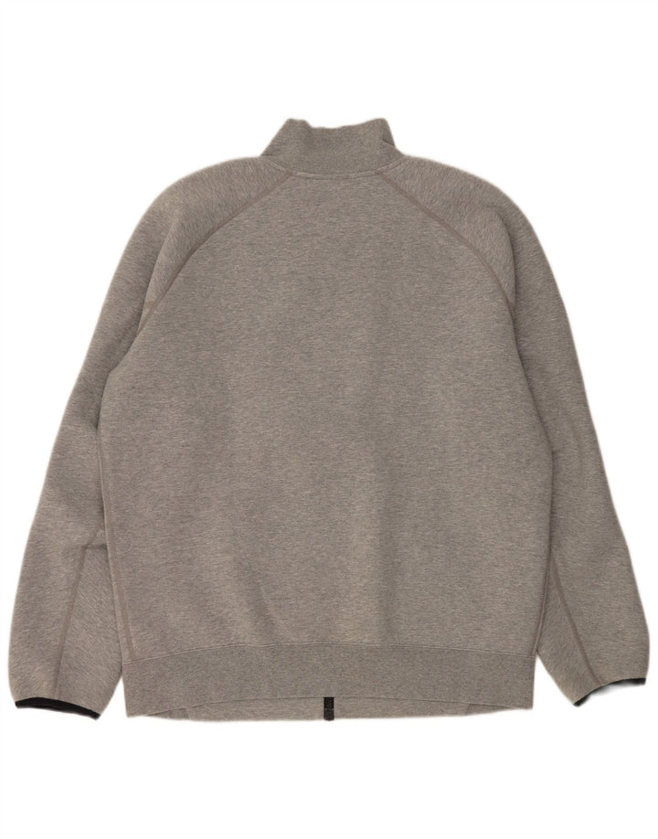 Nike Herren-Trainingsanzug-Oberteil, winddicht, reguläre Passform, XL, Grau, Farbblock