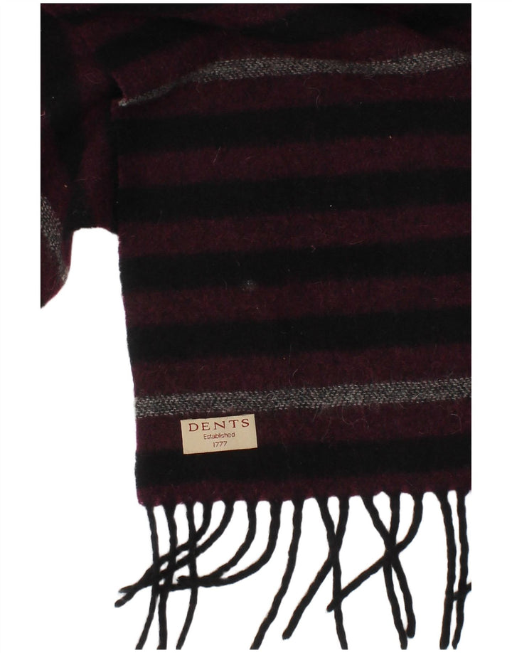 Dents Herren-Rechteckschal, Einheitsgröße, lila gestreift, Winter
